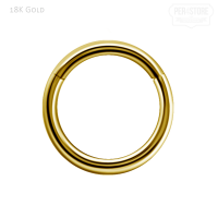 18K Gold Hinged Segment Ring 0.8 mm 8 mm