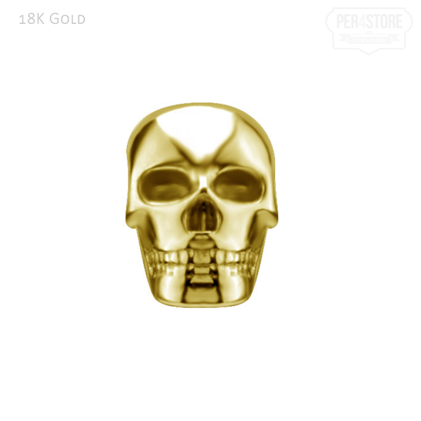 18K Gold Skull Int. Gew.