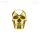 18K Gold Skull Int. Gew.