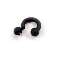 Titan Internal Circular Barbell black matt 3,0x10x6/6 mm