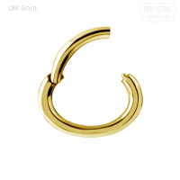 18K Gold oval Rook Clicker