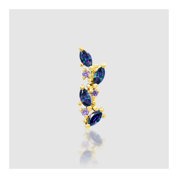 Titan mit 14K  Internal Aufsatz Ranke