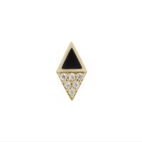14K Gold TL Aufsatz Doppel Triangle
