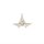 14K Gold TL Aufsatz Halbstern