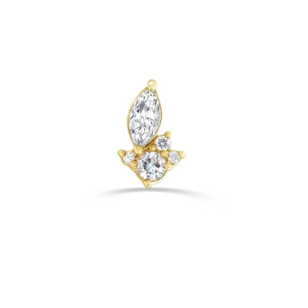Titan mit 14K  TL Aufsatz Marquise