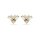 Titan mit 14K  TL Aufsatz Dreieck Baguette w stones