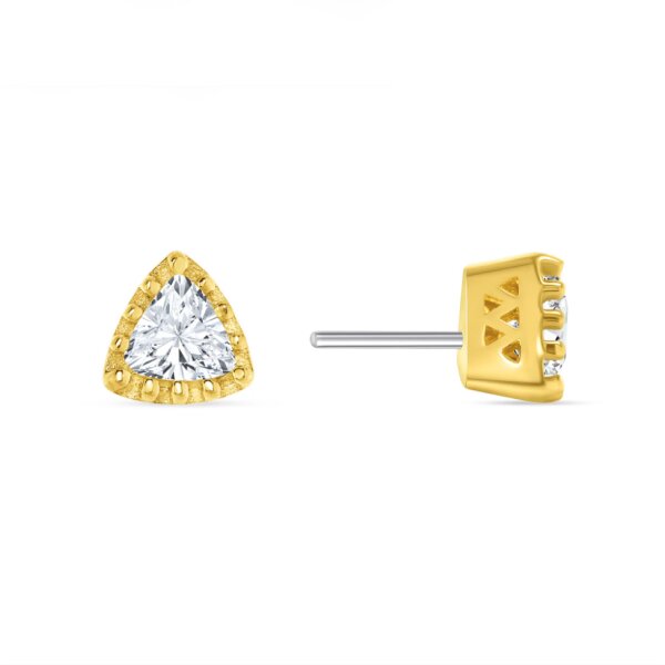 Titan mit 14K  TL Aufsatz Triangle w one stone