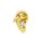 Titan mit 14K  TL Aufsatz Ohr w one stone