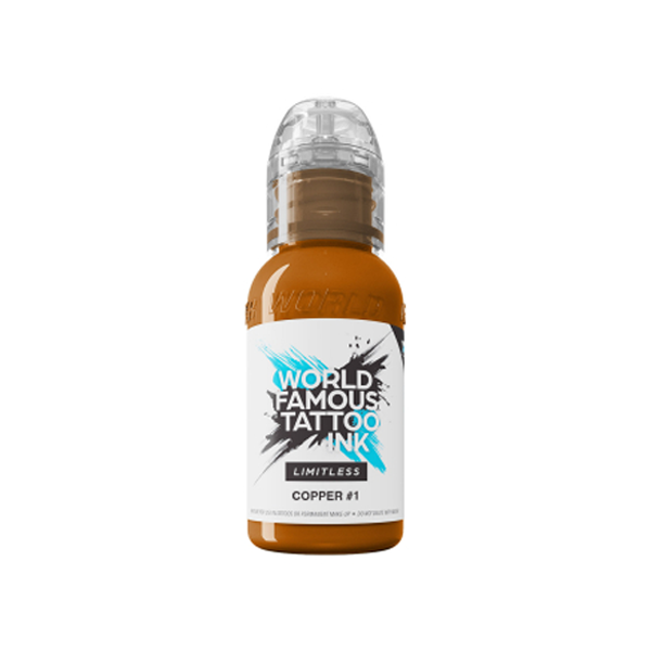 World Famous Limitless Tattoo Ink - Copper 1 30ml