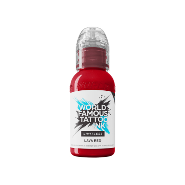 World Famous Limitless Tattoo Ink - Lava Red 30ml