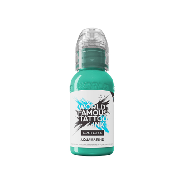 World Famous Limitless Tattoo Ink - Aquamarine 30ml