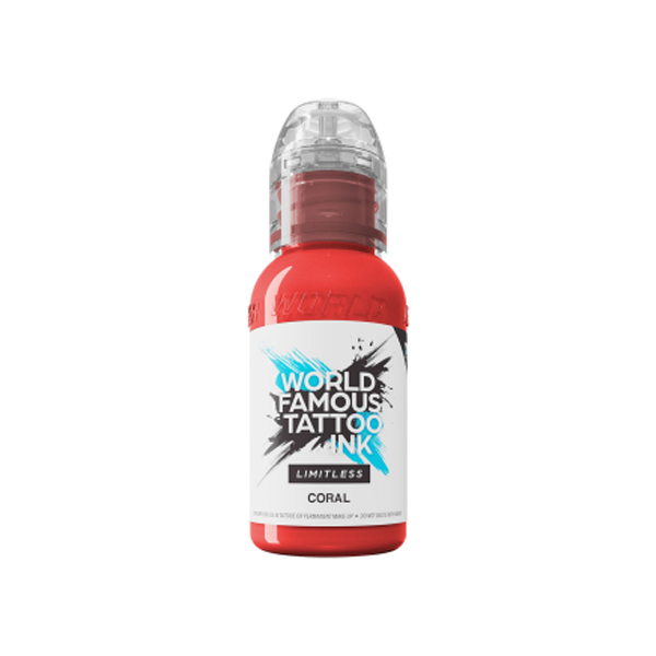 World Famous Limitless Tattoo Ink - Coral 30ml