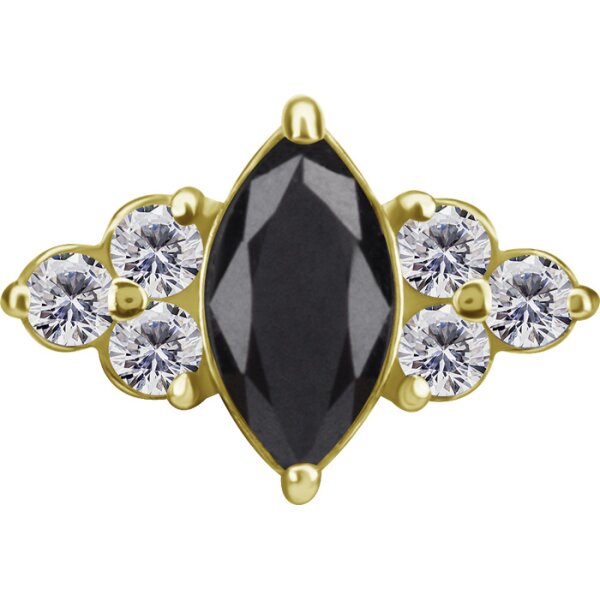 CoCr NF Push In Marquise w. Prem. Zirconia