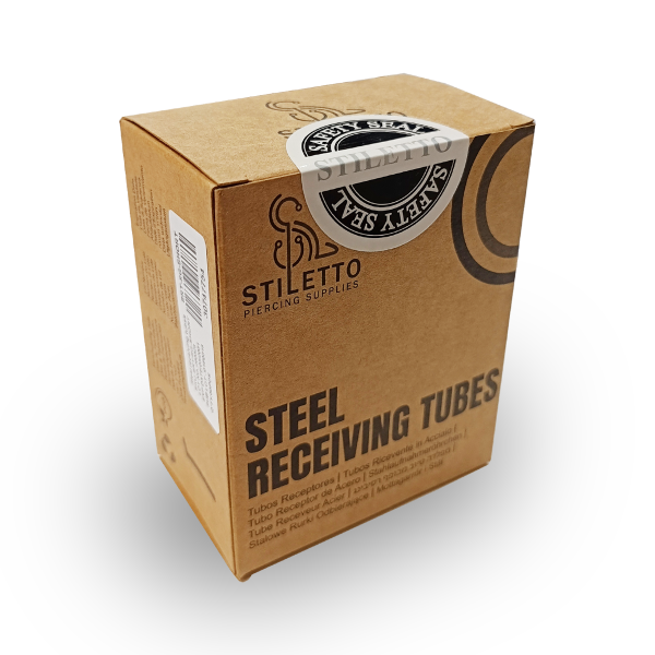 Stiletto Steel Pre-Bent Receiving Tubes 8G - short