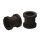 Black Matt Flesh Tunnel 8 mm
