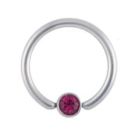 Jewelled Disc Closed Ring 1.2x10x4