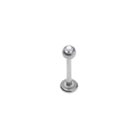 Labret w jewelled ball 1.2x8x3