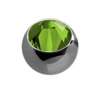 Titanium big jewelled Ball 1.2x3