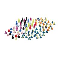 Acrylic Cone - 50 PCS MIX